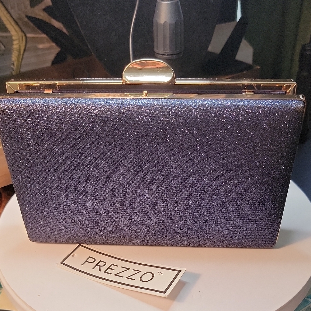 Blue Clutch Bag